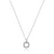 ELLE "Lyra" Interlocking Circle Silver Necklace at Arman's Jewellers