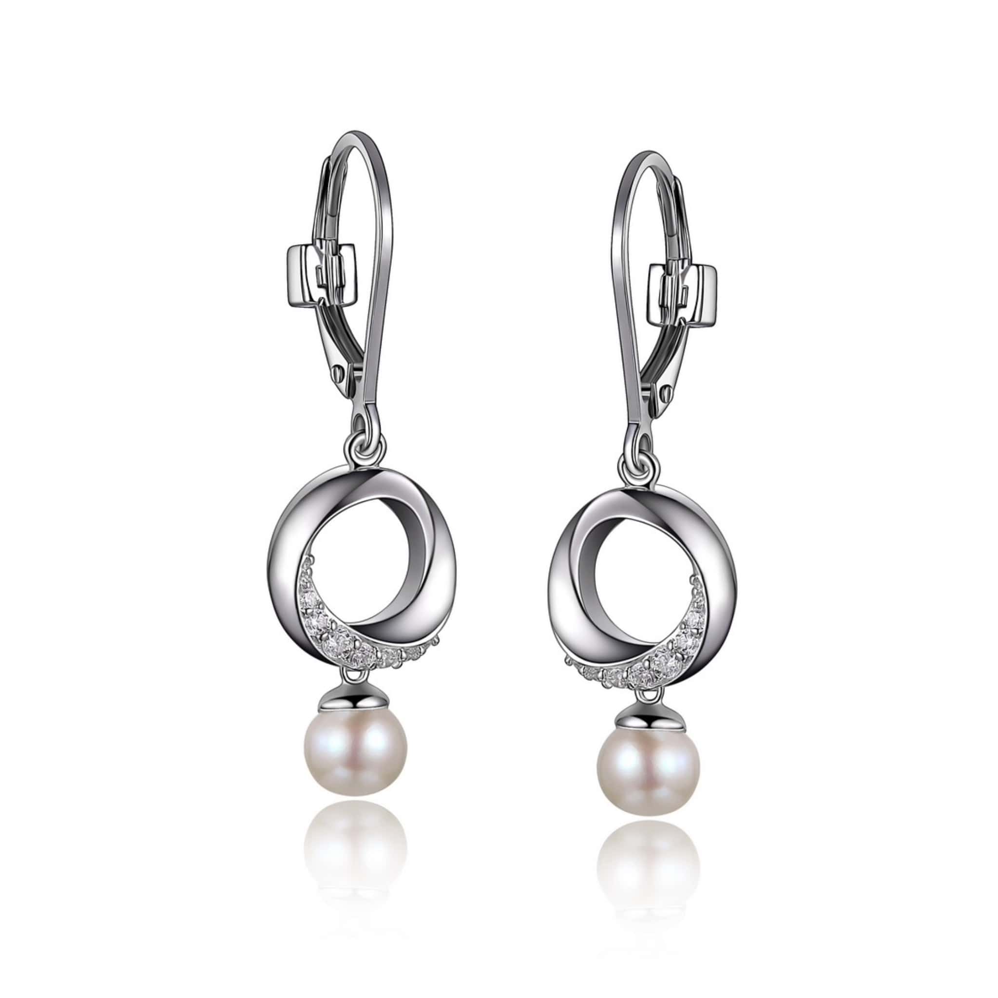 ELLE Majestic Silver Dangle Earrings at Arman's Jewellers Kitchener