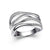 ELLE Ocean Wide Wrap Silver Ring at Arman's Jewellers