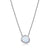 ELLE Opal & CZ Halo Silver Necklace at Arman's Jewellers