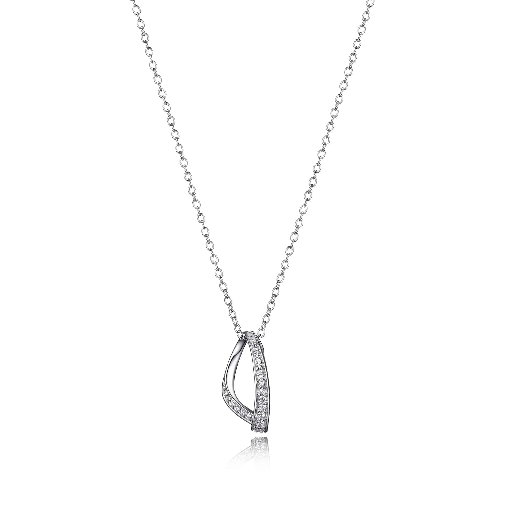 ELLE Scintillation Silver Necklace at Arman's Jewellers