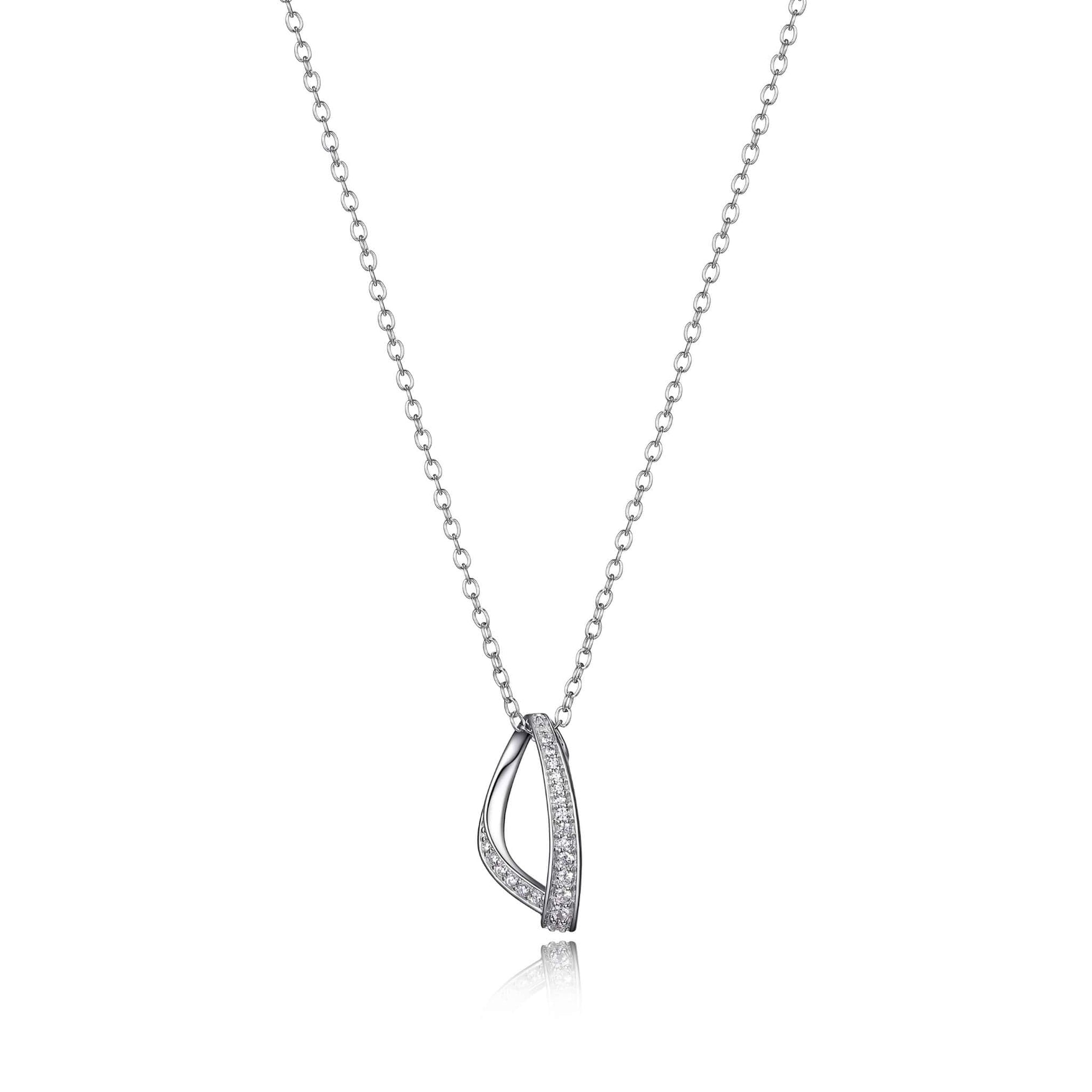 ELLE Scintillation Silver Necklace at Arman's Jewellers