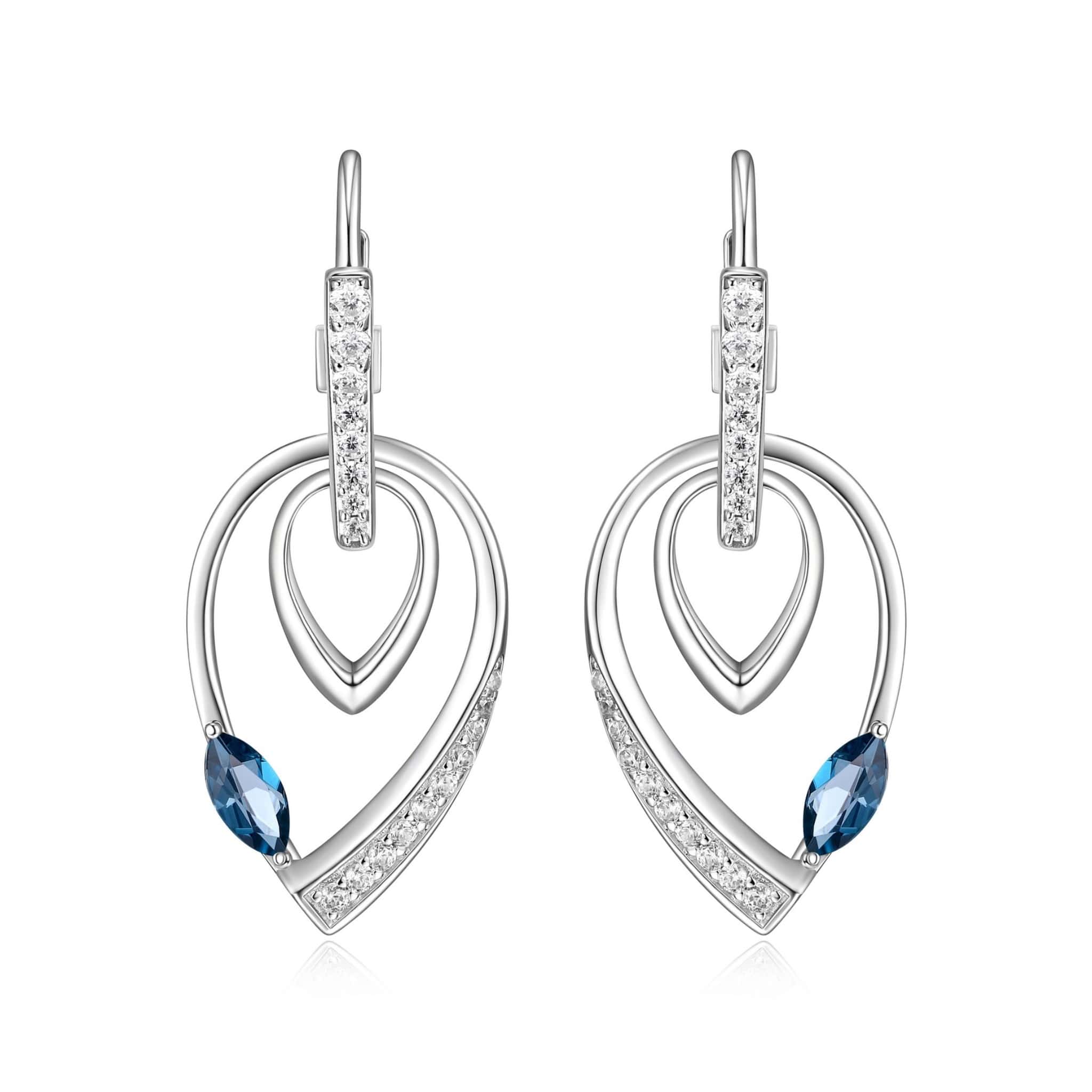 ELLE "Swing" Silver Dangle Earrings at Arman's Jewellers Kitchener