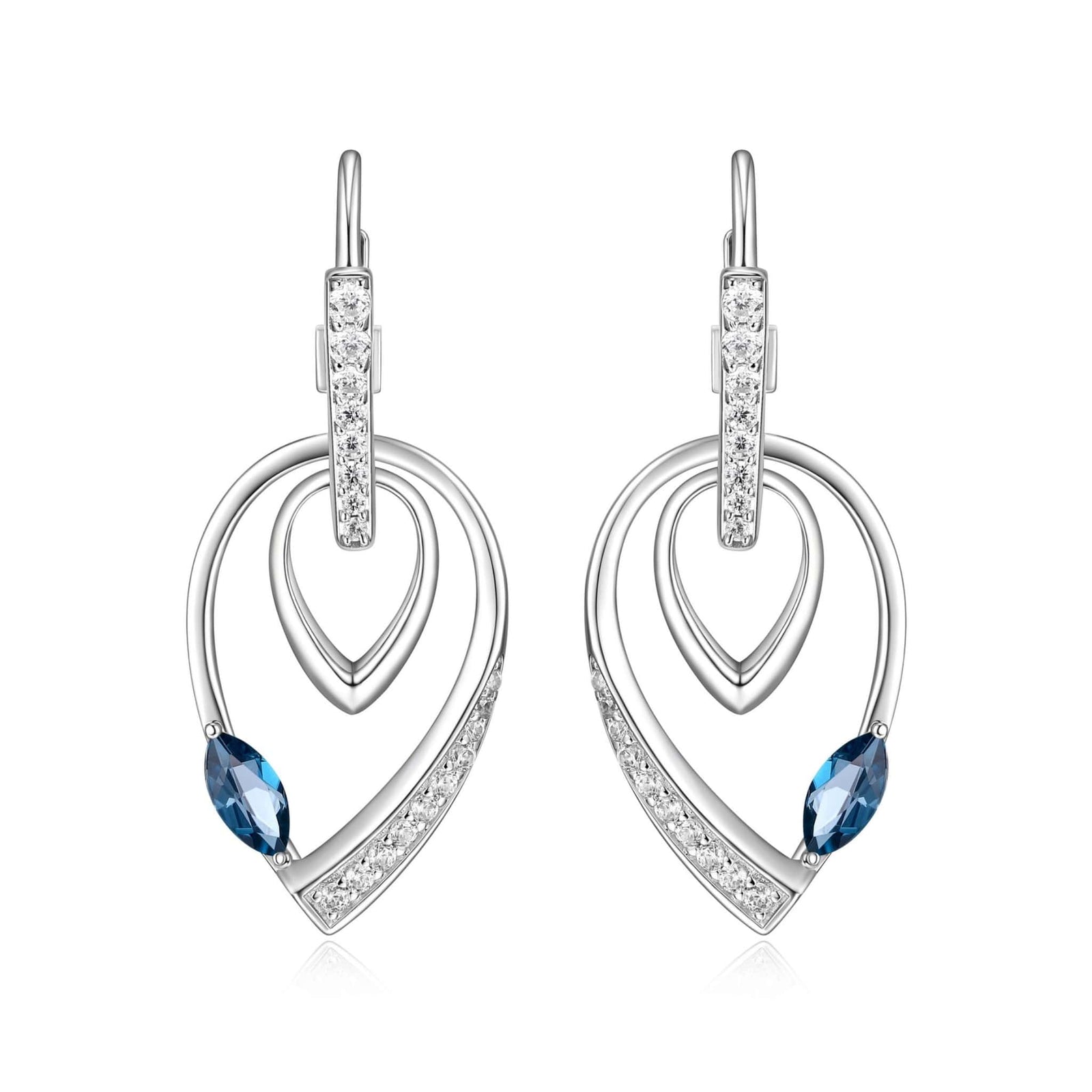 ELLE "Swing" Silver Dangle Earrings at Arman's Jewellers Kitchener