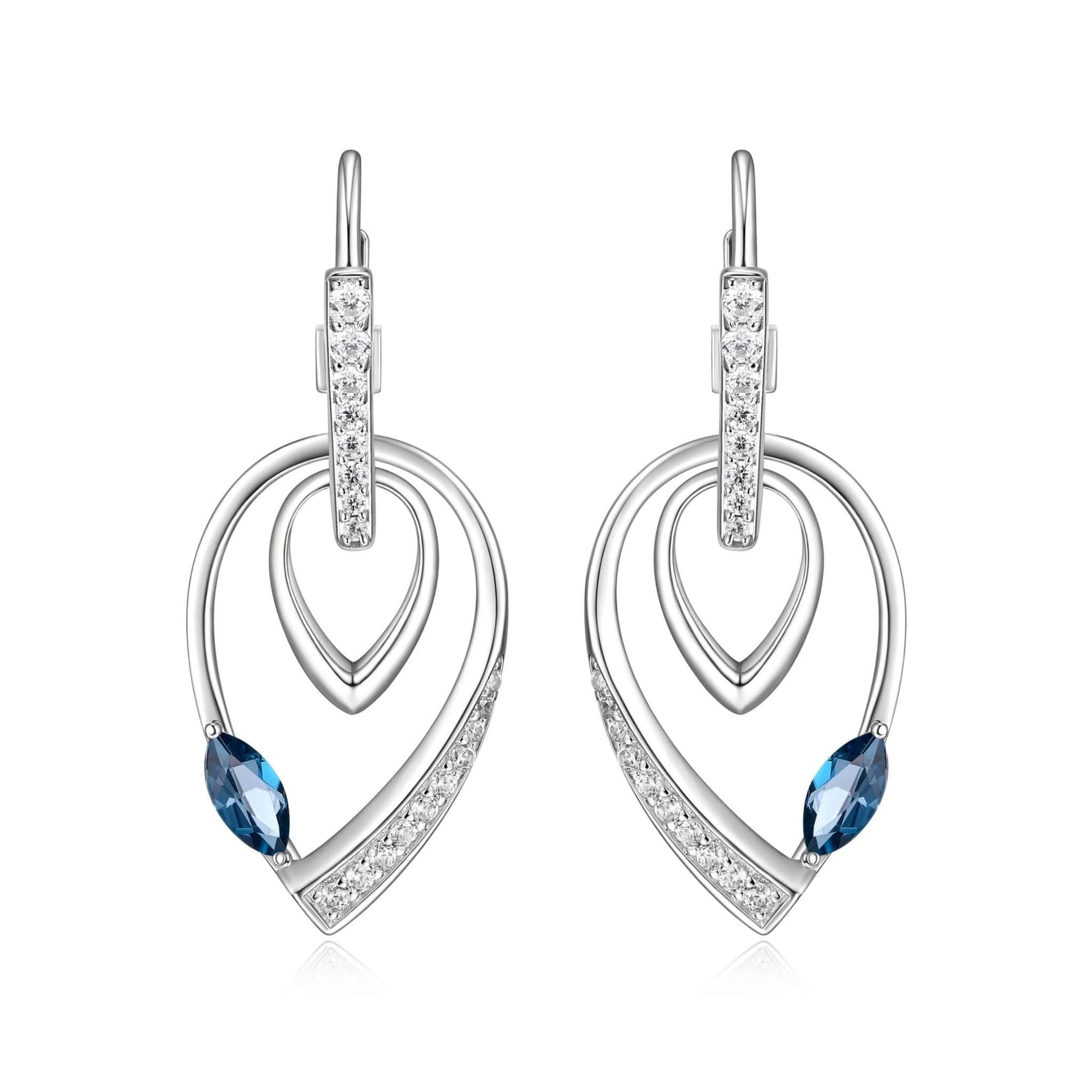 ELLE "Swing" Silver Dangle Earrings at Arman's Jewellers Kitchener