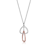 ELLE Trinity Double Link Silver Necklace At Arman's Jewellers