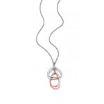 ELLE Trinity Double Link Silver Necklace At Arman's Jewellers