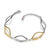 ELLE Waves Two-Tone Silver Bracelet at Arman's Jewellers