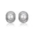 Interlocking Pearl Stud Silver Earrings at Arman's Jewellers