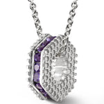Bcouture February Mini Keepsake- Amethyst With Chain at Arman's Jewellers Kitchener