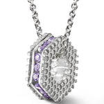 Bcouture June Mini Keepsake- Pink Amethyst With Chain at Arman's Jewellers Kitchener