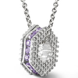 Bcouture June Mini Keepsake- Pink Amethyst With Chain at Arman's Jewellers Kitchener