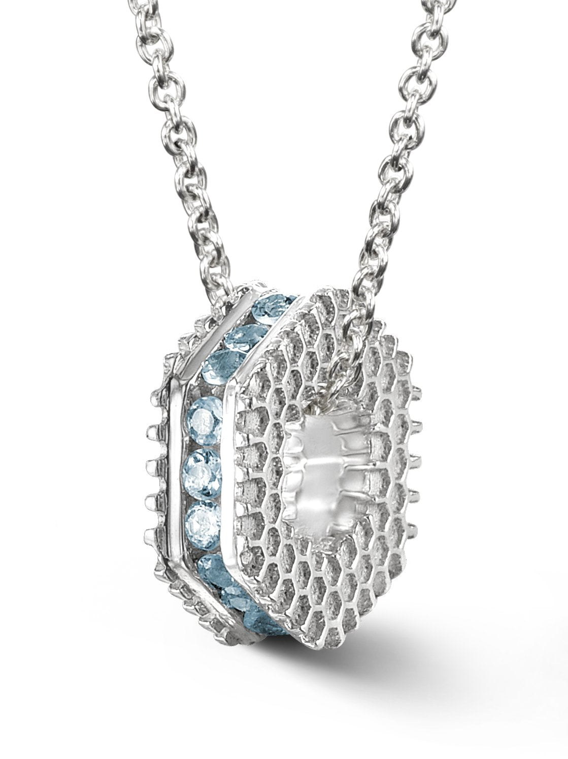 Bcouture March Mini Keepsake- Aquamarine With Chain at Arman's Jewellers Kitchener