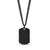 Matte Black Stainless Steel Dog Tag at Arman's Jewellers Kitchener