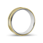 Men's 7mm Men's Gold Double Row Steel Band at Arman's Jewellers Kitchener