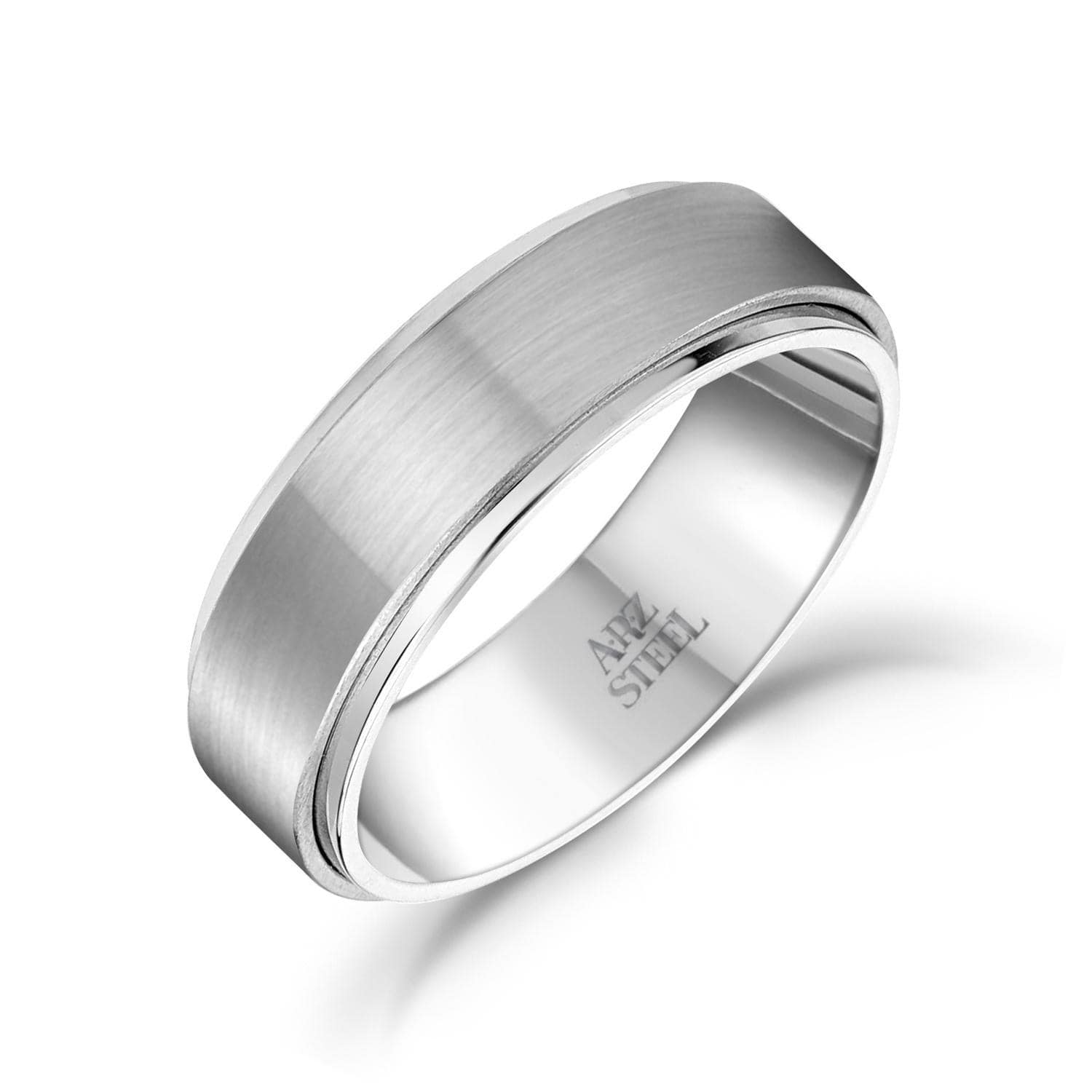 Men's 7mm Steel Band at Arman's Jewellers Kitchener 