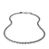 Mens 5mm Steel Rope Chain Necklace at Arman's Jewellers 