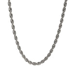 Mens 8mm Steel Rope Chain Necklace at Arman's Jewellers 