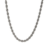 Mens 8mm Steel Rope Chain Necklace at Arman's Jewellers 