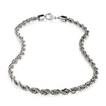 Mens 8mm Steel Rope Chain Necklace at Arman's Jewellers 