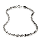 Mens 8mm Steel Rope Chain Necklace at Arman's Jewellers 