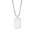 Modern Stainless Steel Dog Tag Necklace at Arman's Jewellers Kitchener