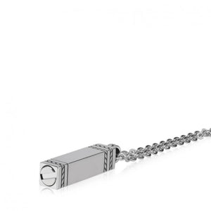 Rectangle Stainless Steel Cremation Pendant at Arman's Jewellers 