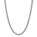 Men's 8mm Men's Steel Cuban Link Chain Necklace at Arman's Jewellers