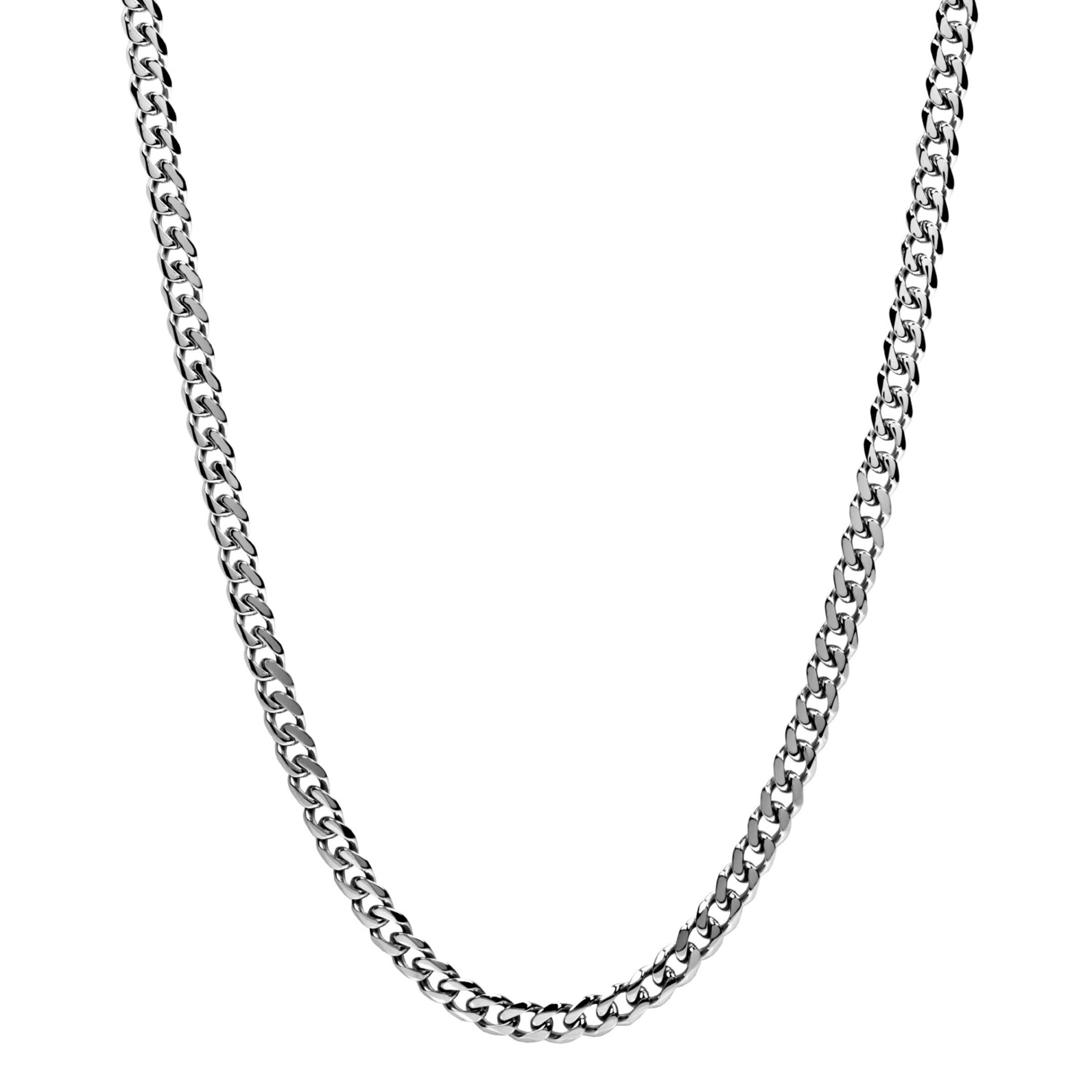 Men's 8mm Men's Steel Cuban Link Chain Necklace at Arman's Jewellers