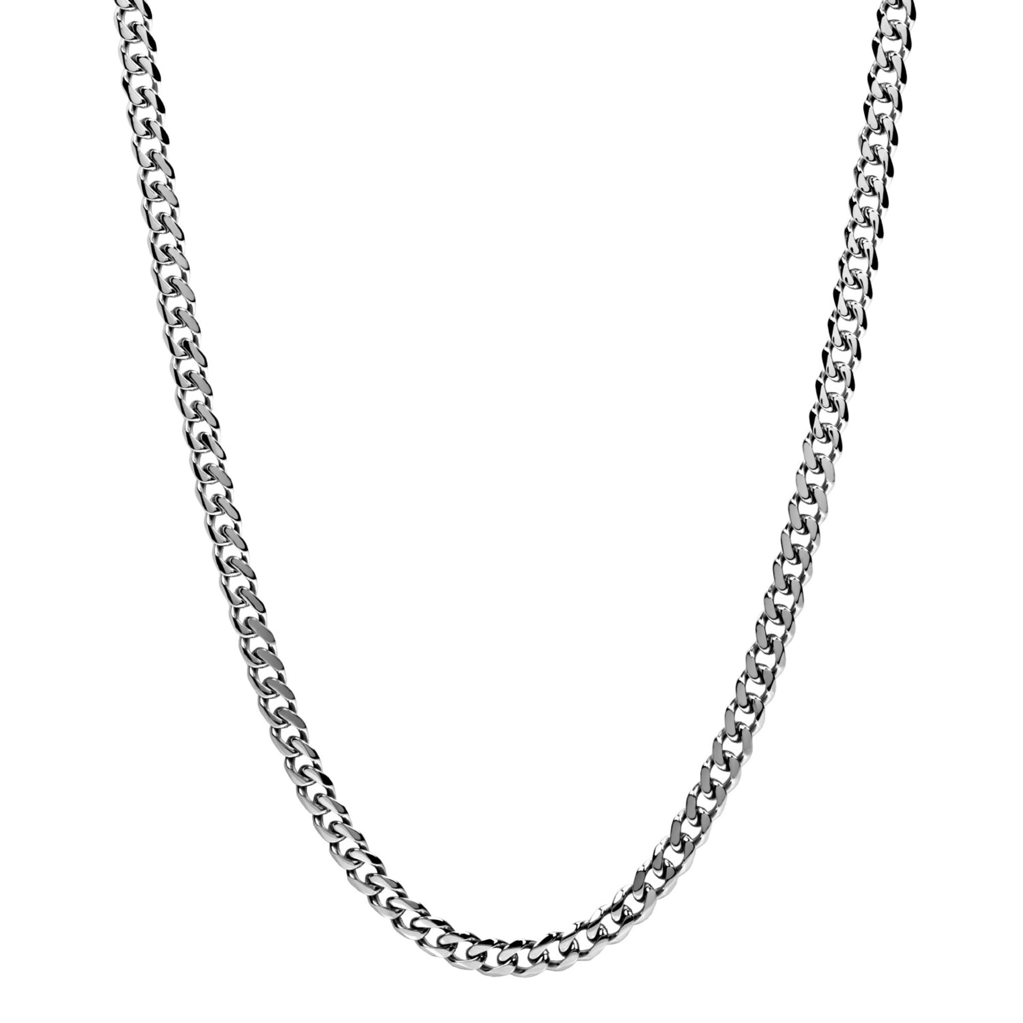 Men's 8mm Men's Steel Cuban Link Chain Necklace at Arman's Jewellers