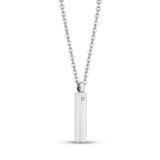 Stainless Steel Cremation Pendant Necklace at Arman's Jewellers 