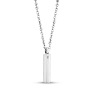 Stainless Steel Cremation Pendant Necklace at Arman's Jewellers 