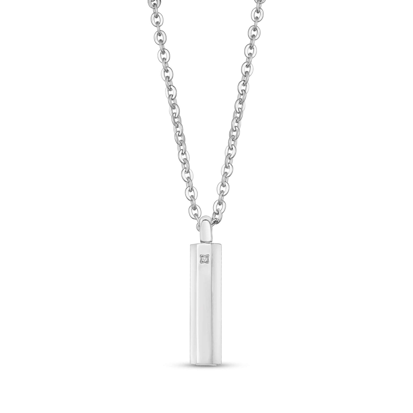 Stainless Steel Cremation Pendant Necklace at Arman's Jewellers 
