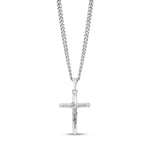 Stainless Steel Crucifix Cross Pendant Necklace at Arman's Jewellers