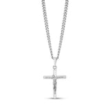 Stainless Steel Crucifix Cross Pendant Necklace at Arman's Jewellers
