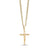 Stainless Steel Gold Crucifix Cross Pendant Necklace at Arman's Jewellers