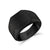 Stainless Steel Matte Black Men's Signet Ring at Arman's Jewellers