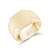 Stainless Steel Matte Gold Men's Signet Ring at Arman's Jewellers