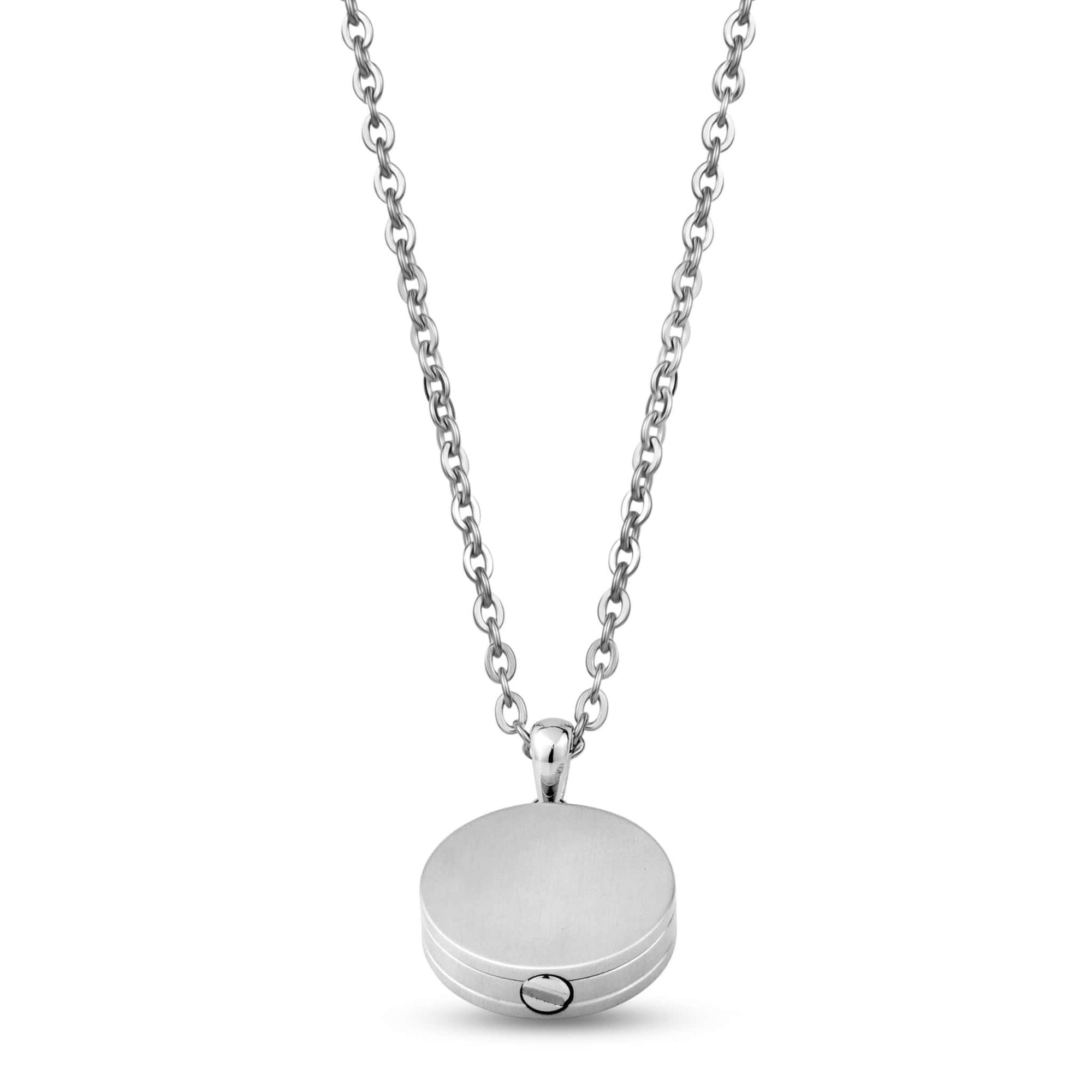 Stainless Steel Medallion Cremation Pendant at Arman's Jewellers Kitchener