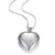 Sterling Silver Heart-Shaped Locket Necklace at Arman's Jewellers